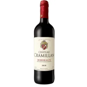 Vinho Francês Bordeaux Chateau Cramillan 2018 750ML